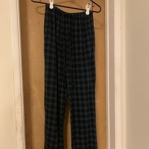 Plaid pajama pants